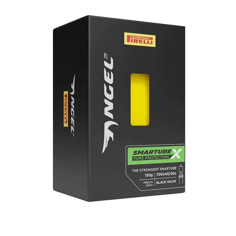 Pirelli Angel 700x42-62c SmarTUBE Schrader Inner Tube in Black