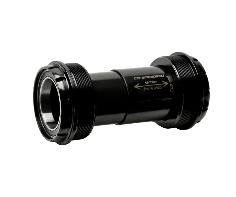 CeramicSpeed T47/73 B. Bracket w/ 30mm Spindle + Coated Races in Black