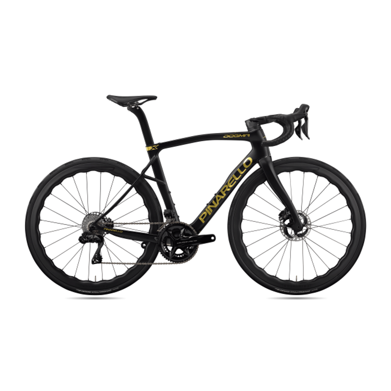 Pinarello Dogma X Dura Ace Di2 PM Grit in Black Gold Matt