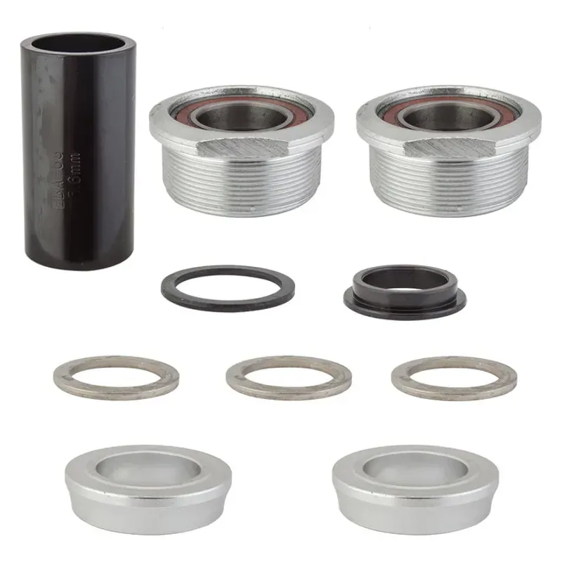 Black Ops 19mm MX Bottom Bracket Set in Silver