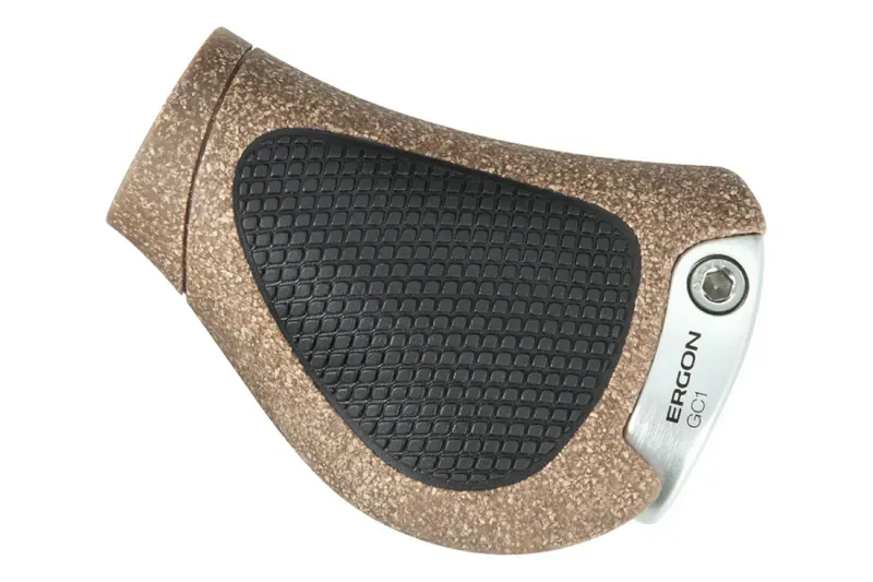 Ergon GC1 BioKork Grips - Lock-On Black/ Tan Black/Cork