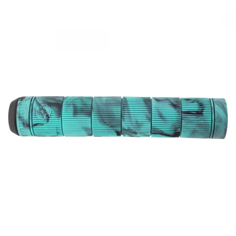 Alienation Backlash V2 155mm Flangeless Grips in Light Blue/Black Swirl