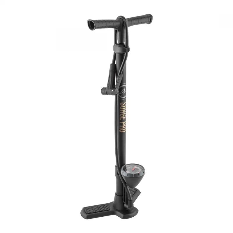 Sunlite Air Surge Pro Floor Pump in Black
