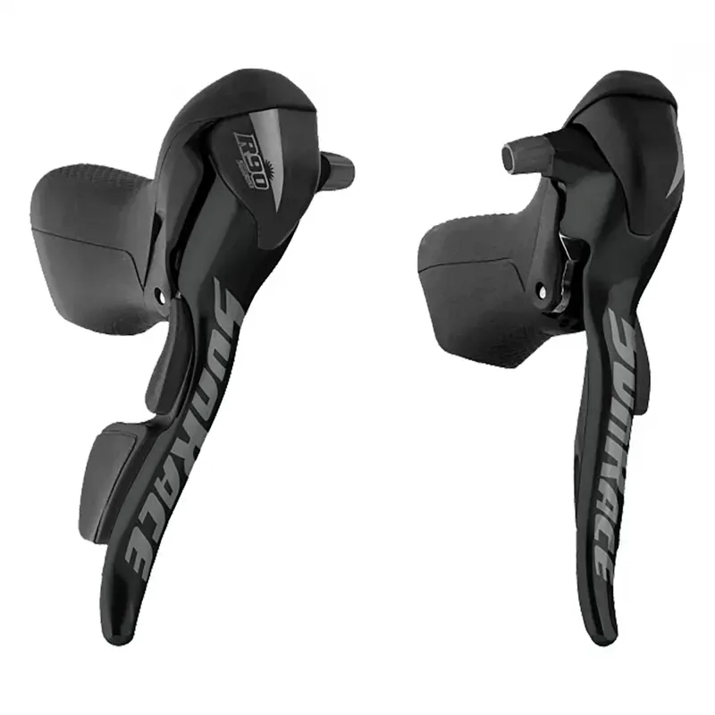 Sunrace STR91 2x9-speed Road Shifter Pair in Black