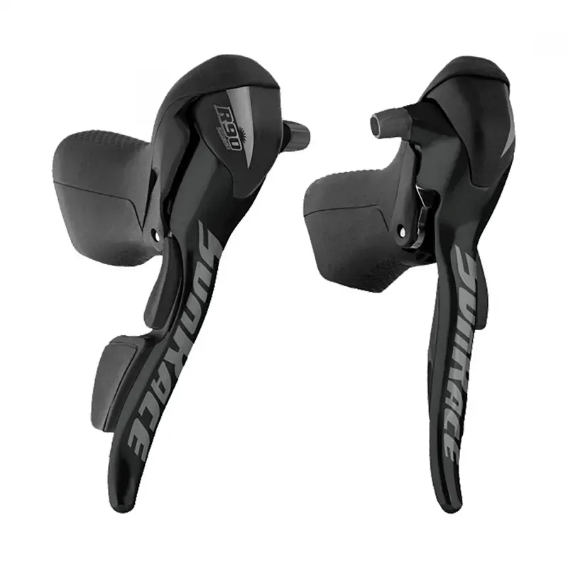 Sunrace STR91 3x9-speed Road Shifter Pair in Black
