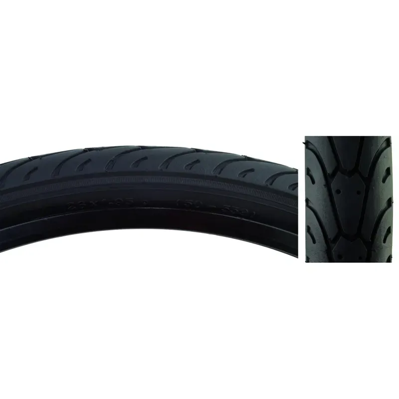Sunlite City Slick II Fold CB/30 85-psi 26x1.95 Road Tire in Black