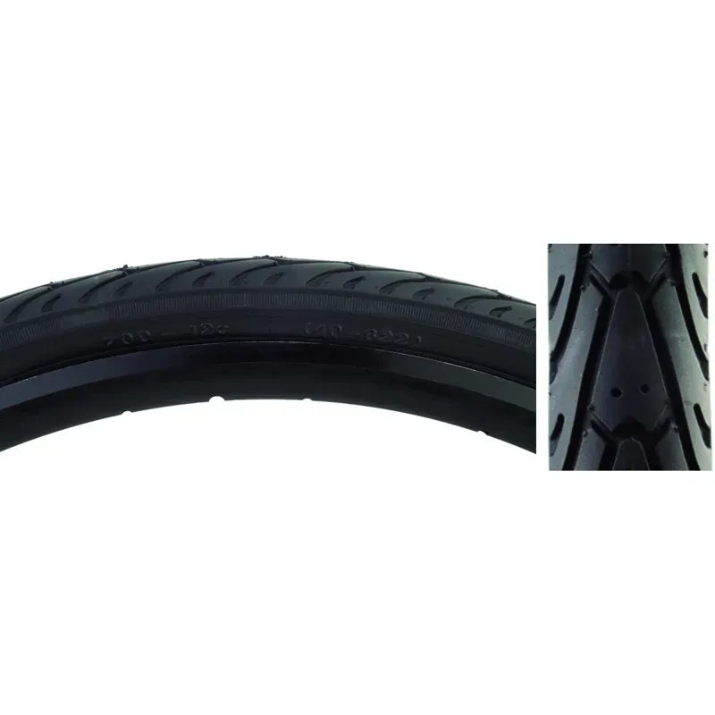 Sunlite City Slick II Fold CB/30 85-psi 700x42 Road Tire in Black