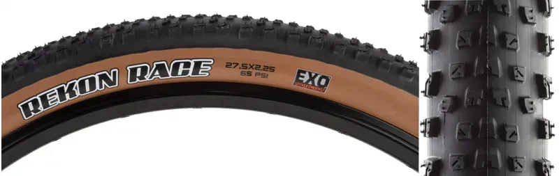 Maxxis Rekon Race 60 DTW 27.5x2.25-inch Wired Tire in Black