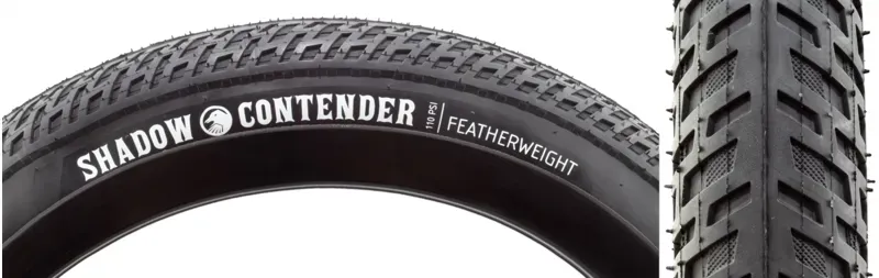 Shadow Contender Featherweight 20x2.35-inch Folding Tire in Black