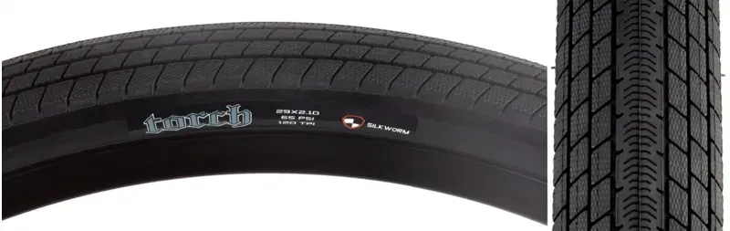 Maxxis Torch C60 Silkworm 29x2.1-inch Folding Tire in Black