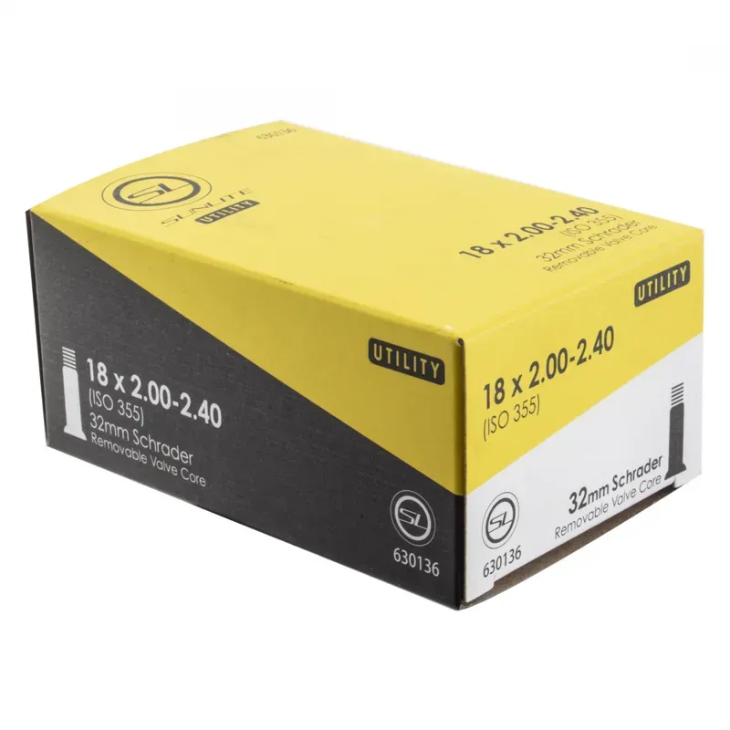Sunlite Utili-T SV32/SMTH/RC 18x2.0-2.4-inch 54mm Inner Tube in Black
