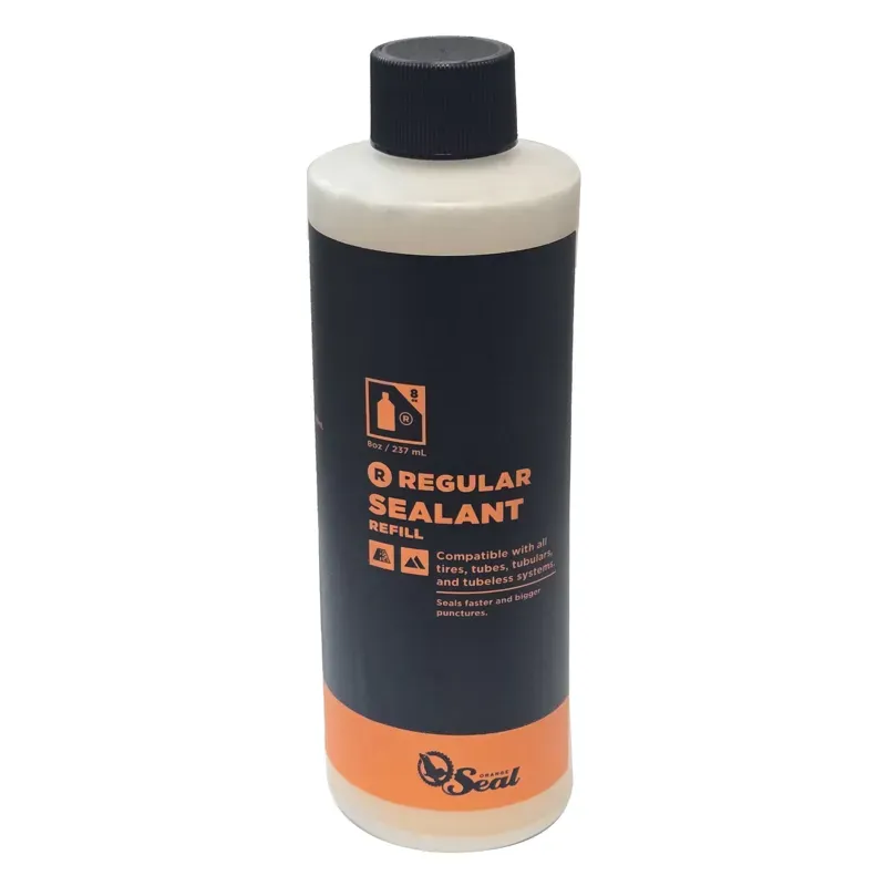 Orange Seal Regular 8oz Tire/Tube Sealant in Black/Orange