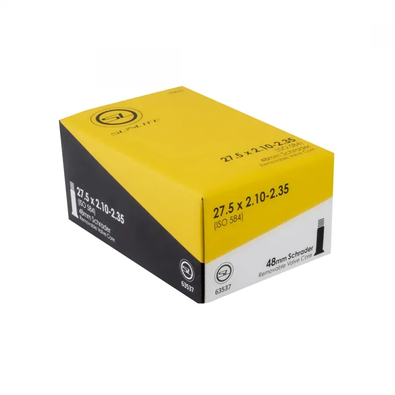 Sunlite Schrader Valve Inner Tube - 56mm 27.5x2.10-2.35-inch