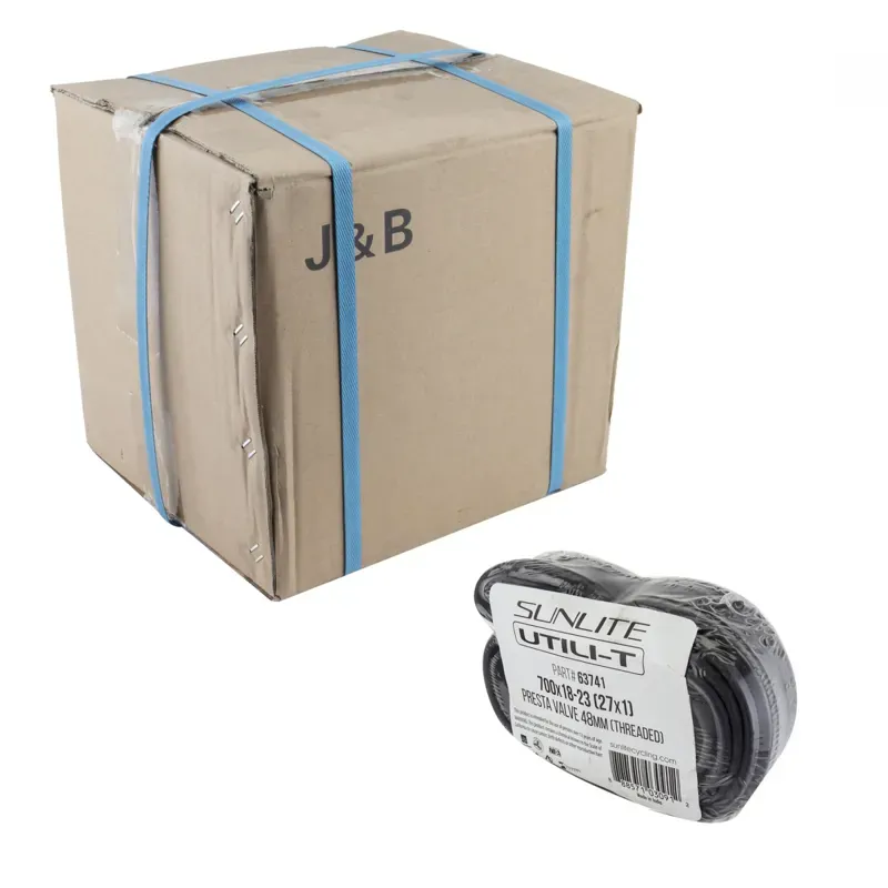 Sunlite Utili-T 50-box Inner Tubes - 25mm 700x18-23/27x1-inch