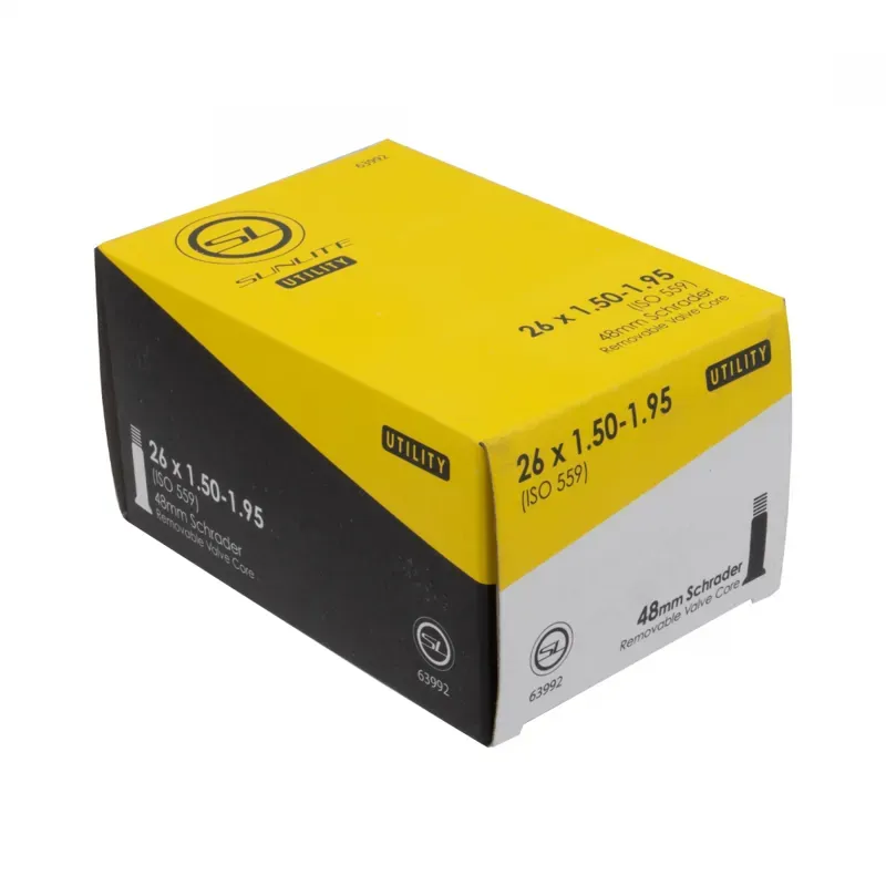 Sunlite Utili-T Schrader Valve Inner Tube - 26x1.50-1.95