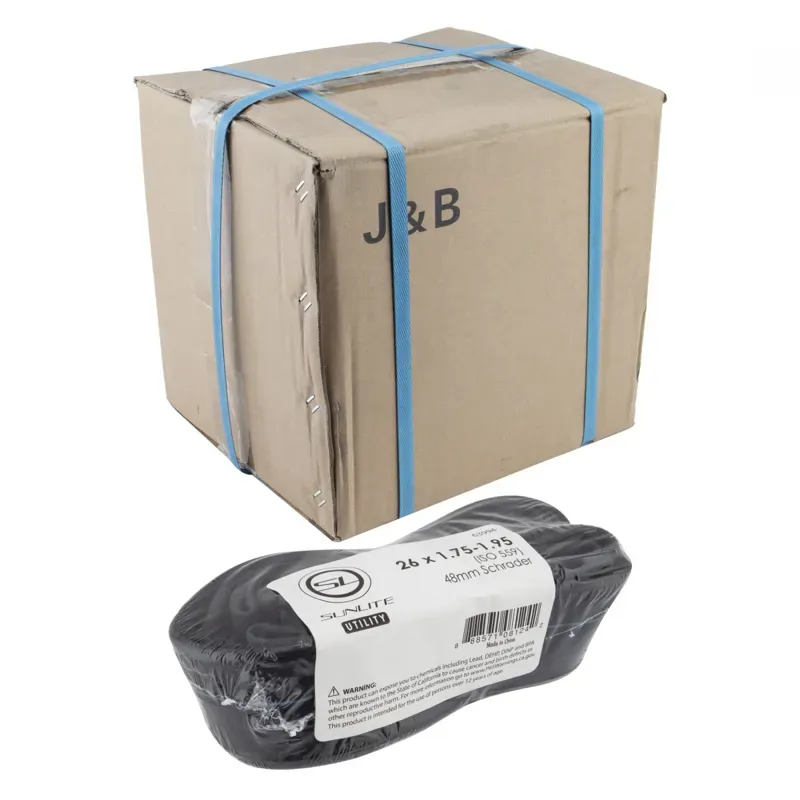 Sunlite Utili-T 50-box SV48 Inner Tubes - 38mm 26x1.75-1.95