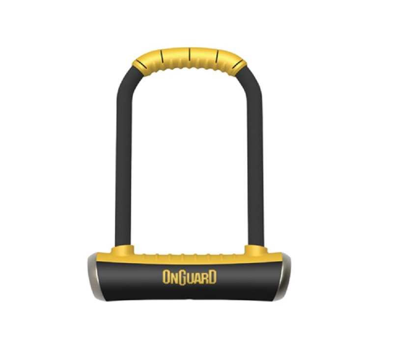 OnGuard Pitbull STD 8003 115x230x14mm U-lock in Black/Yellow