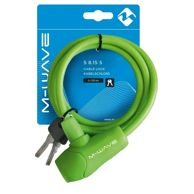 M-Wave S 8.15 S Cable Lock In Green-1