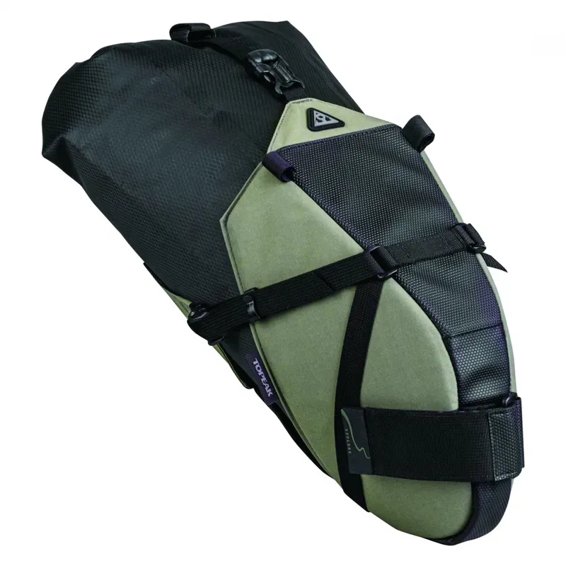 Topeak Backloader 10-litre 18.1x9.4x8.7-inch Seatbag in Green