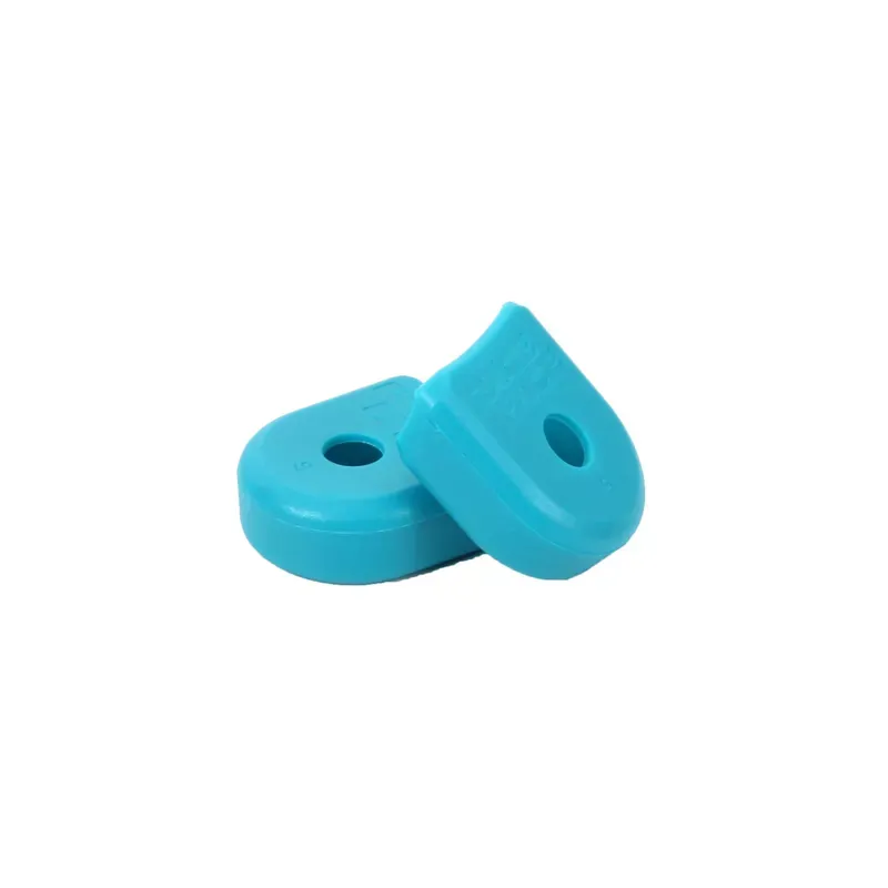 RaceFace Crank Boots: For Alloy Cranks 2-Pack Turquoise