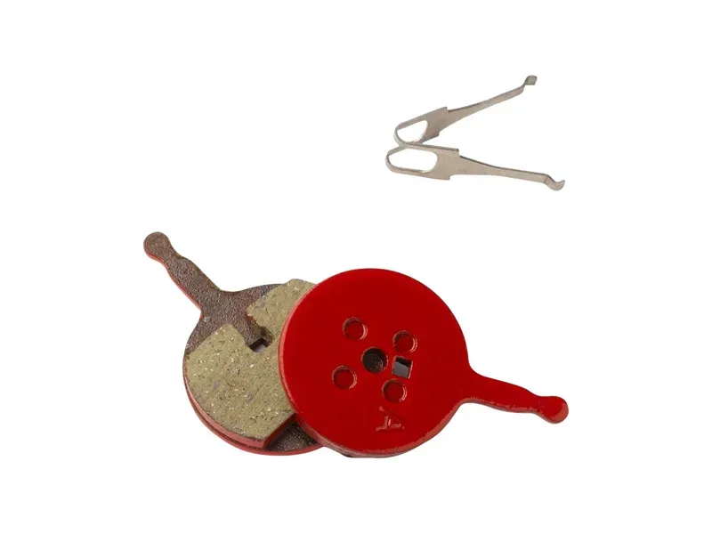 Avid BB5 Organic Disk Brake Pads in Red