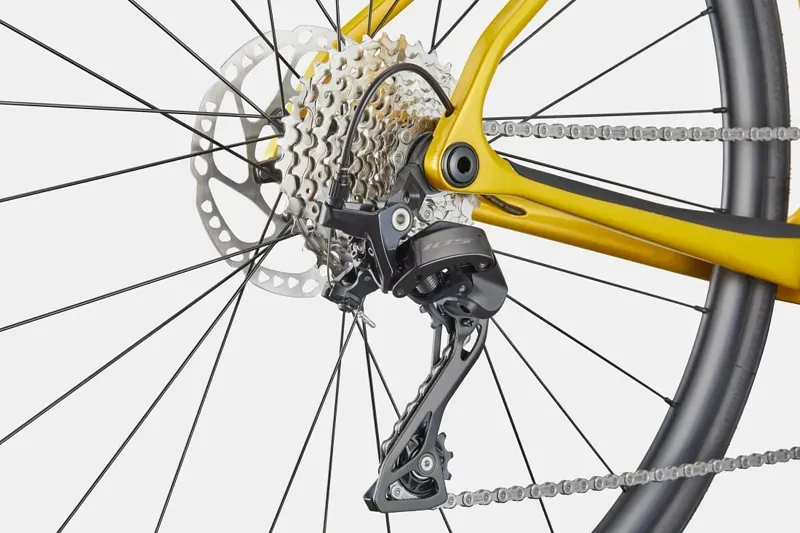 Cannondale Synapse Carbon 5 Endurance Bike in Phoenix Yellow-3
