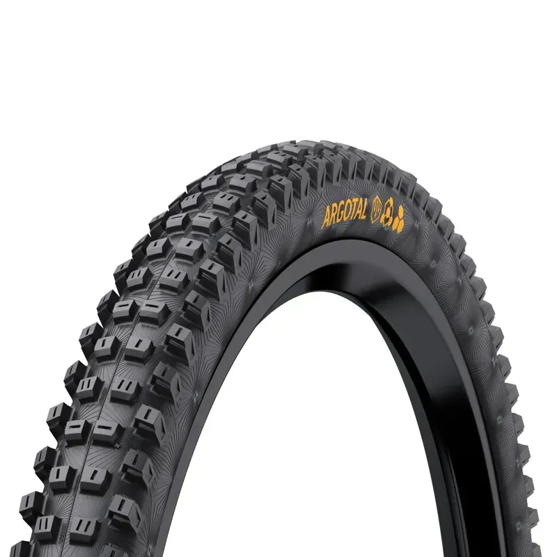 Continental Argotal Tire - 27.5 X 2.40 Tubeless Folding Black Soft Downhill Casing E25 Black 27.5 x 2.40