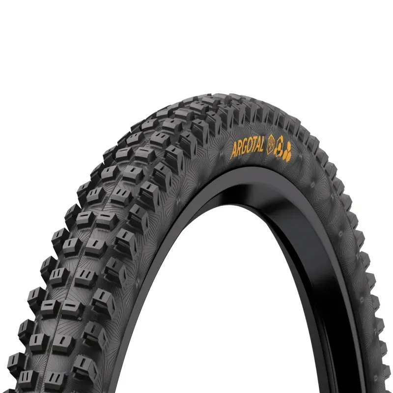 Continental Argotal Tire - 27.5 X 2.40 Tubeless Folding Black Soft Downhill Casing E25 Black 27.5 x 2.40-1