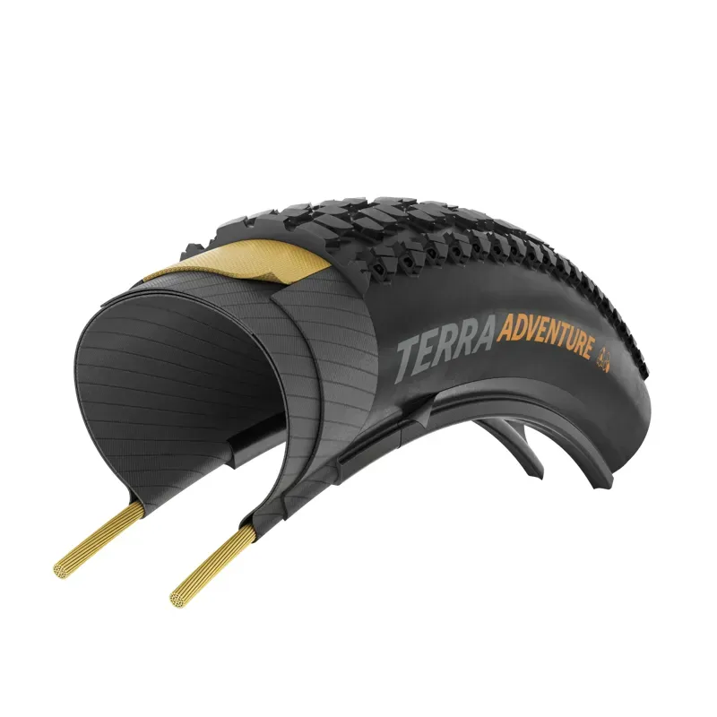 Continental Terra Adventure 700x50/29x2.00-inch Tire in Black/Graphite-3