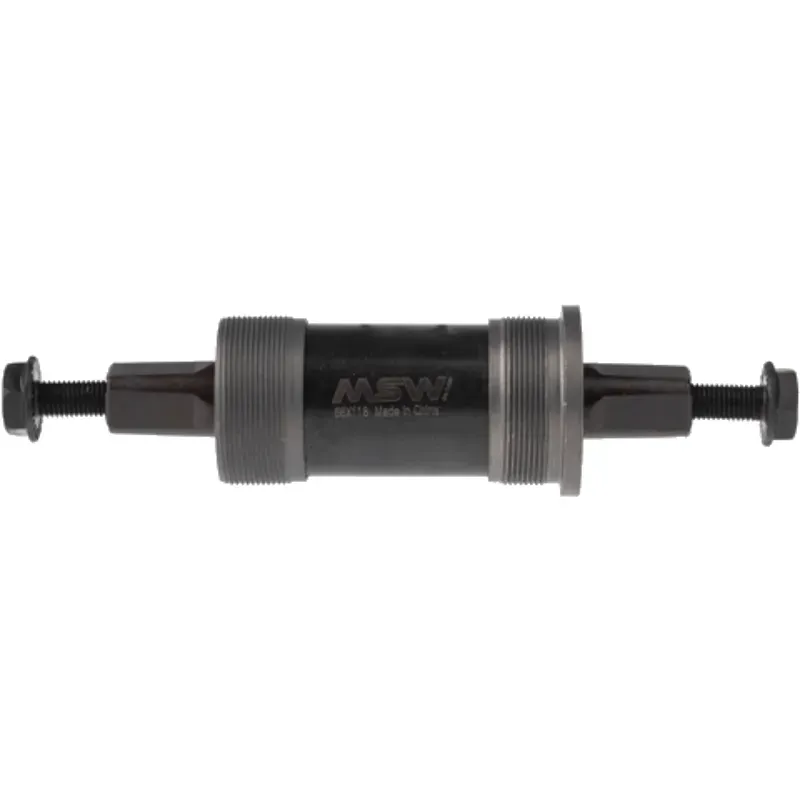 MSW ST100 English Thread JIS ST 73x122.5mm Bottom Bracket in Black