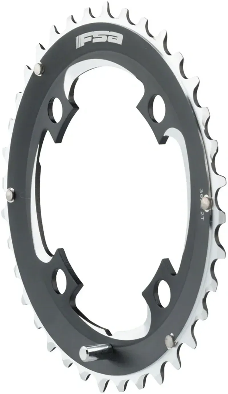 Full Speed Ahead Pro 36-tooth 96mm MTB 11-speed Chainring in Black-1