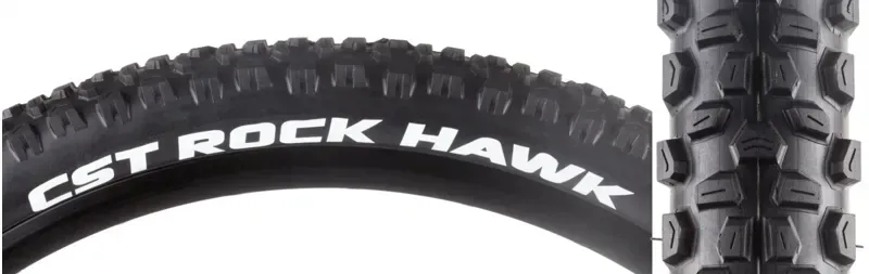CST Premium Rock Hawk 29x2.4-inch BSK Wire Tire in Black
