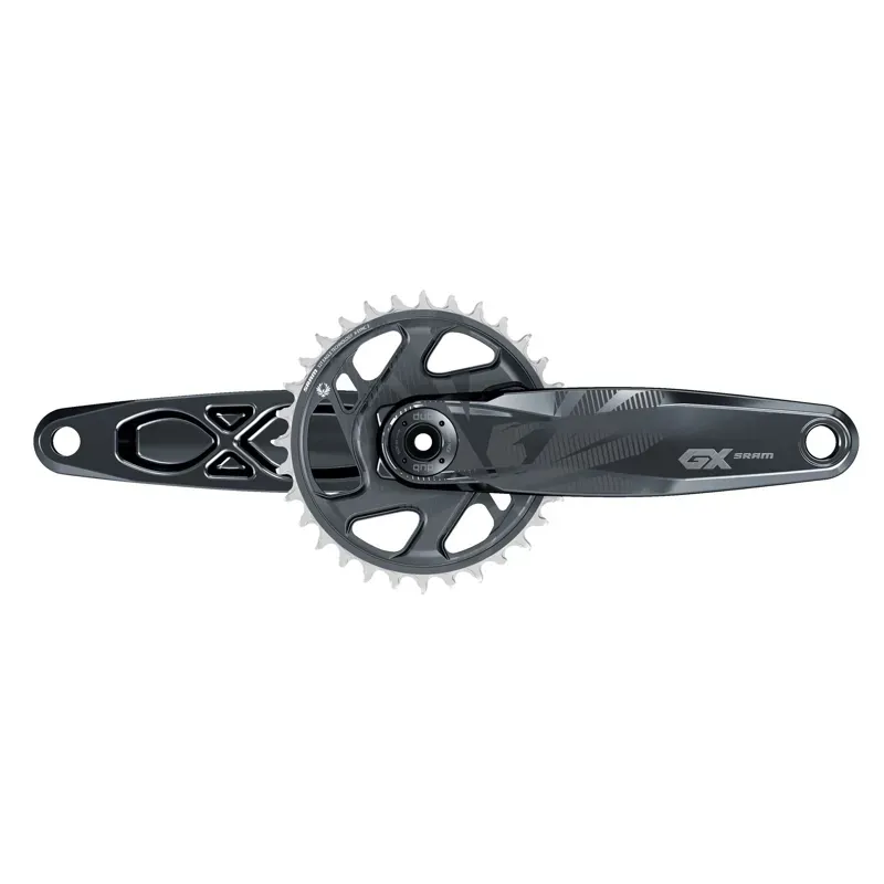 SRAM GX Eagle Fat Bike Crankset - 175mm 12-Speed 30t Direct Mount DUB Spindle Interface For 190mm Rear Spacing Lunar