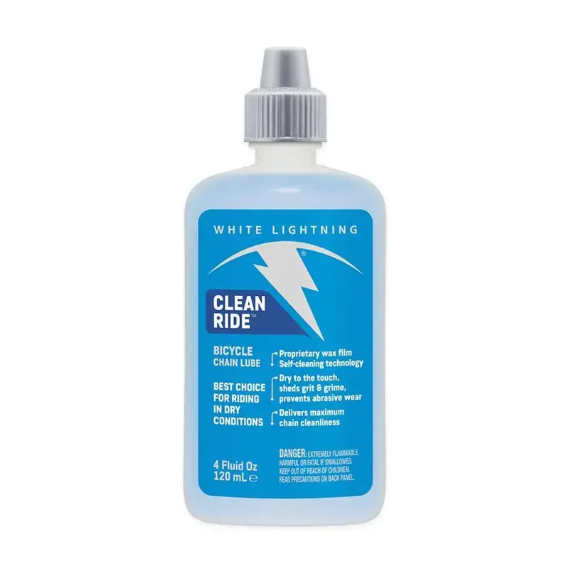 White Lightning Clean Ride 4oz Lubricant in Blue