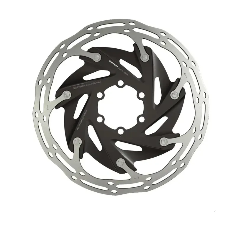 SRAM CenterLine XR Disc Brake Rotor - 140mm 6-Bolt Silver/ Black 140