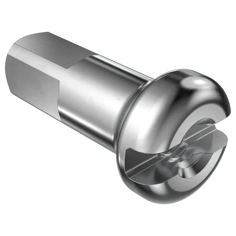 DT Swiss 13g/12mm Brass Nipples in Silver
