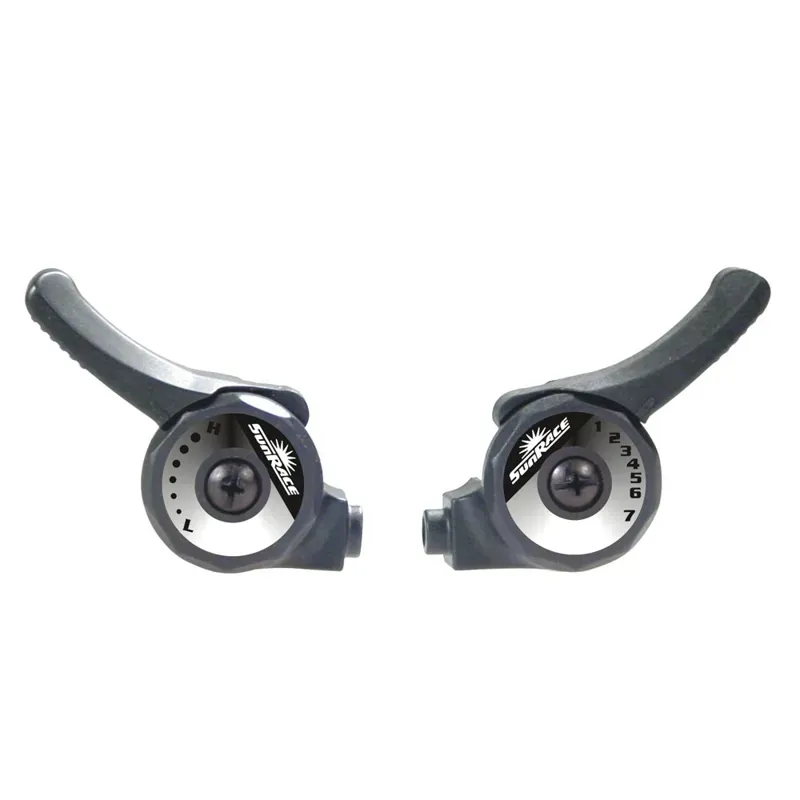 Sunrace SLM2T Above Bar 6-speed Thumb Shifter in Gray
