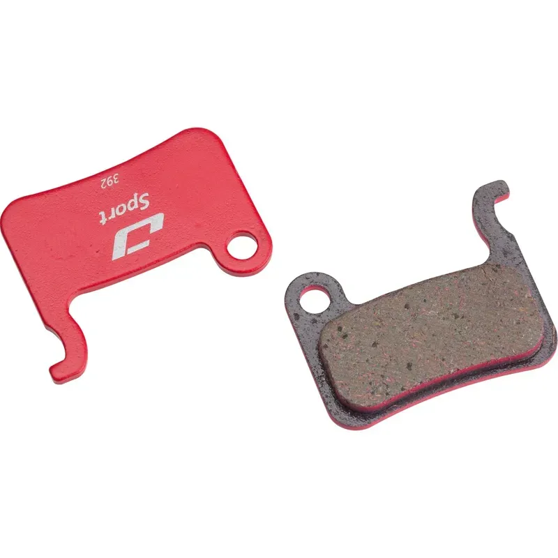 Jagwire DCA027 Sport Semi-Metallic Disk Brake Pads in Red