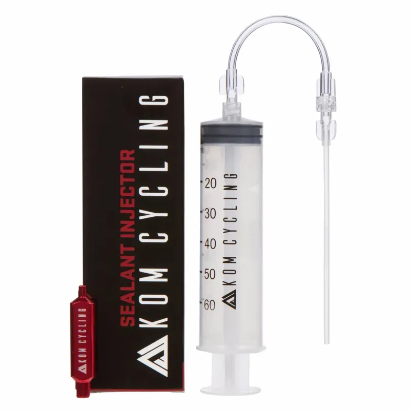 Kom Cycling Sealant Injector With Aluminum Valve Core Tool