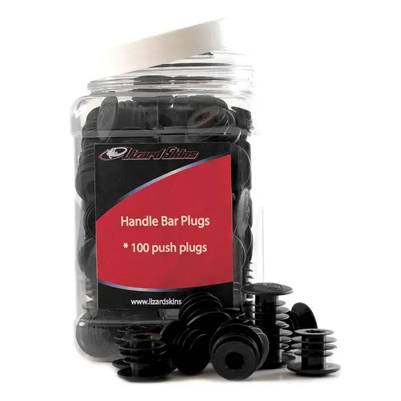 Lizard Skins Grip Plug Canister 100-pack in Black-1