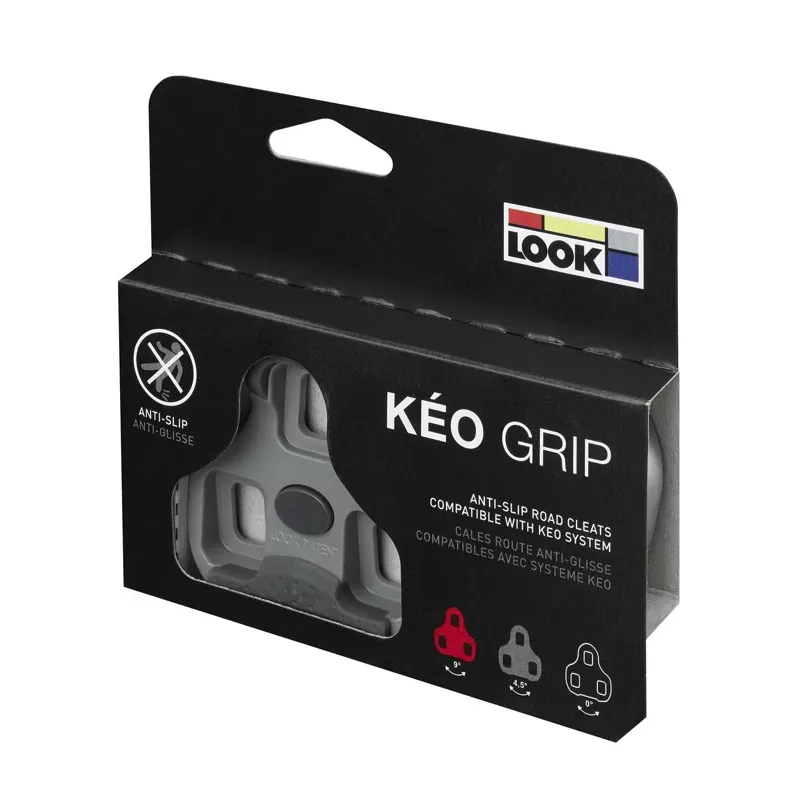 Look Keo Grip 0deg Cleats in Gray-4