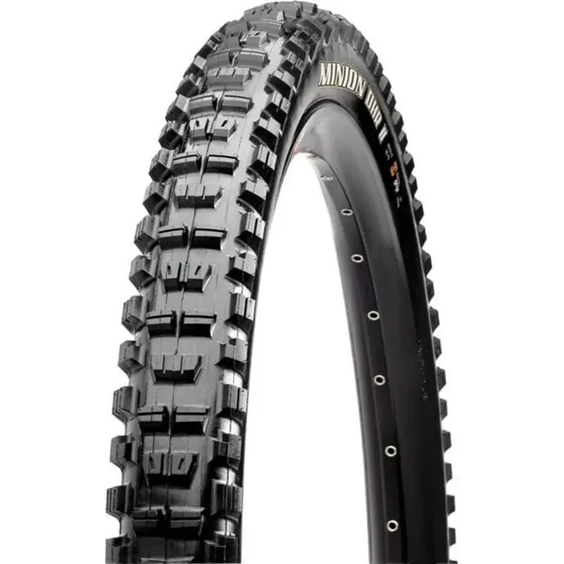 Maxxis Minion DHR II Tire - 24 X 2.3 Clincher Folding Black Dual Black 24 x 2.30