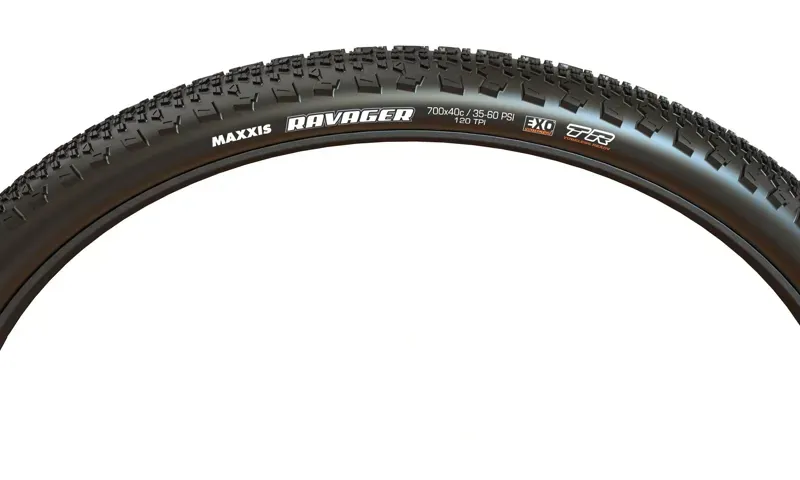 Maxxis Ravager 700x45mm EXO TR Folding Tire in Black-1