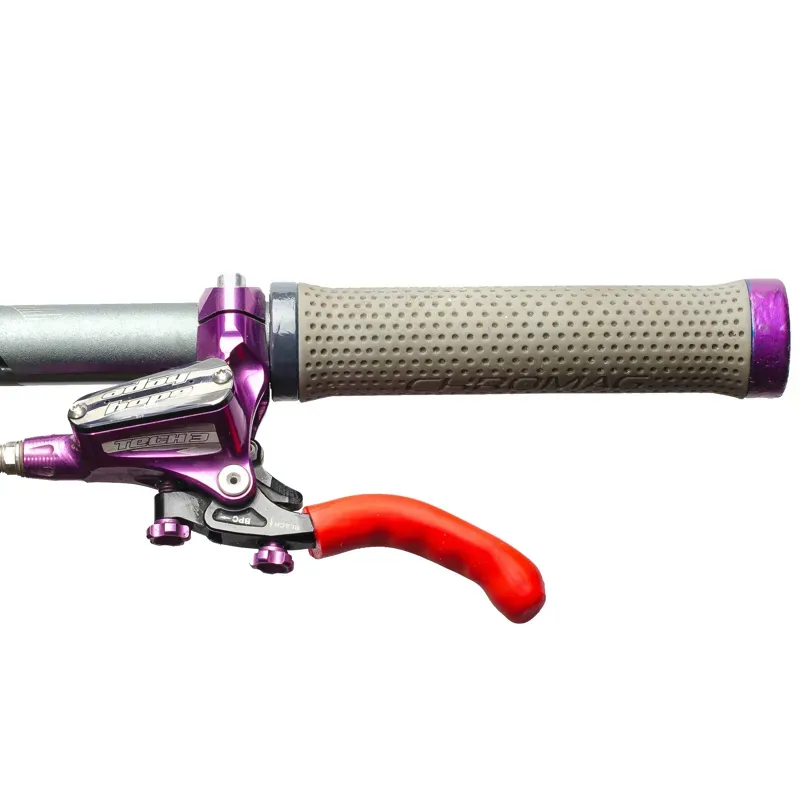 Miles Wide Sticky Fingers Brake Lever Cover Pair in Red