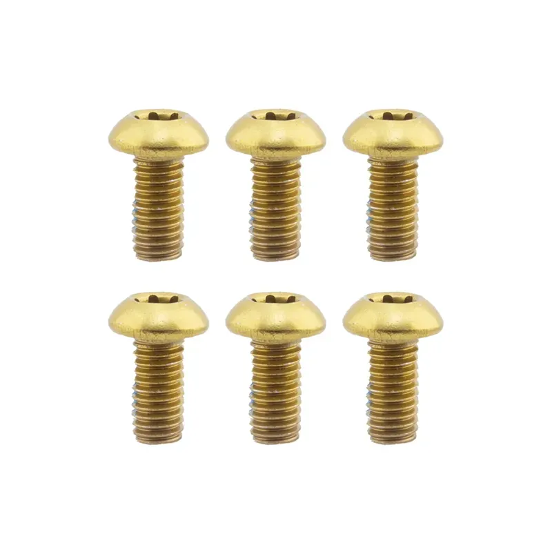 Origin8 M5x10 Torx Disk Rotor Bolts in Gold