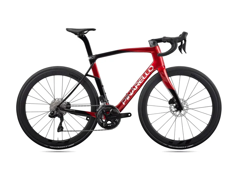 Pinarello X5 Shimano 105 Di2 Disk Road Bike in Starry Red Shiny