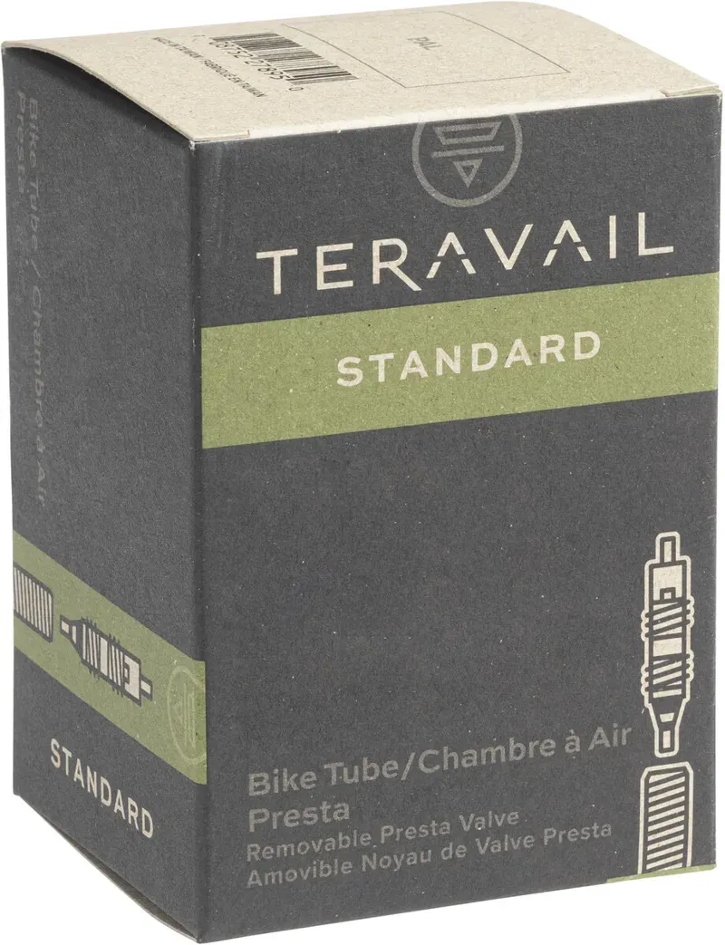 Teravail Standard Presta Valve Inner Tube - 26x3.5-4.5-inch 40mm