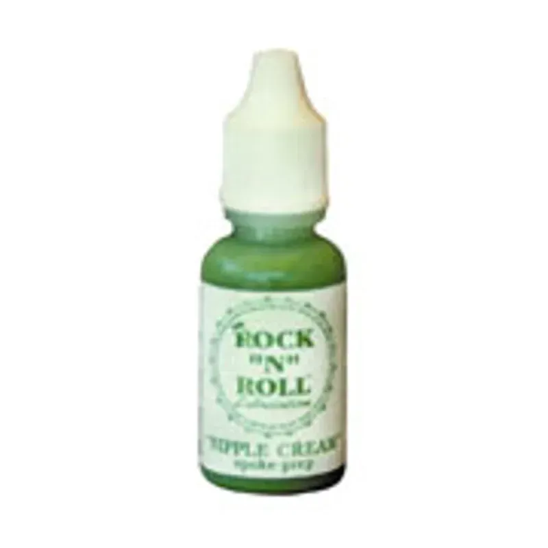 Rock-N-Roll 15ml Dropper Bottle Nipple Cream in Green