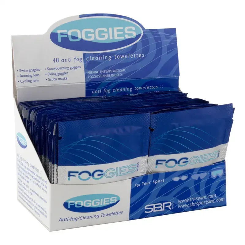 SBR Sports Foggies AntiFog - Wipes Box of 48