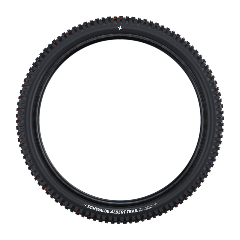 Schwalbe Albert Trail Pro E50 29x2.5-inch Addix Soft Tire in Black-2